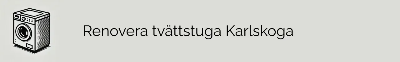 Renovera tvättstuga Karlskoga